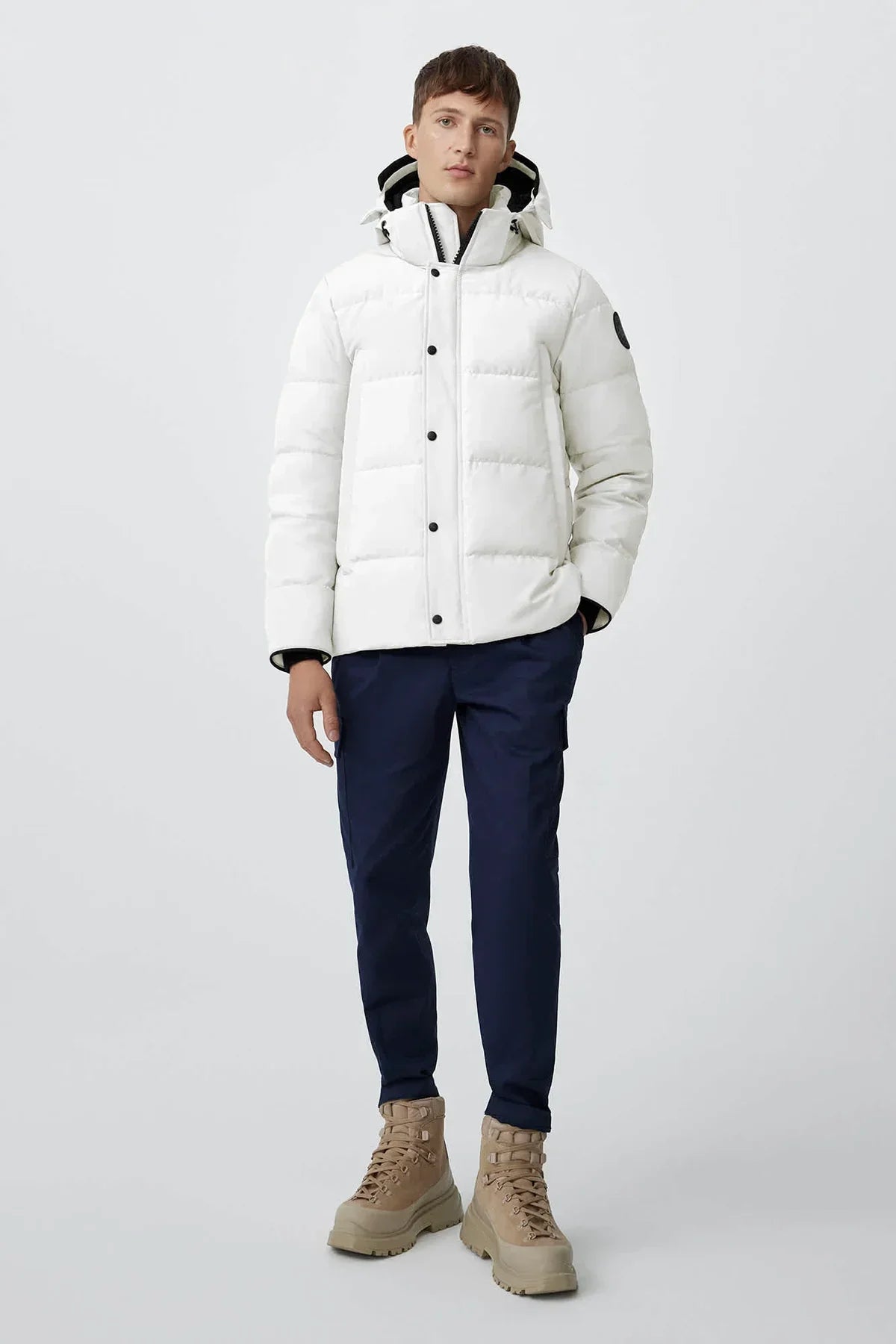 Parka Goose Wyndham Blanche Black Label