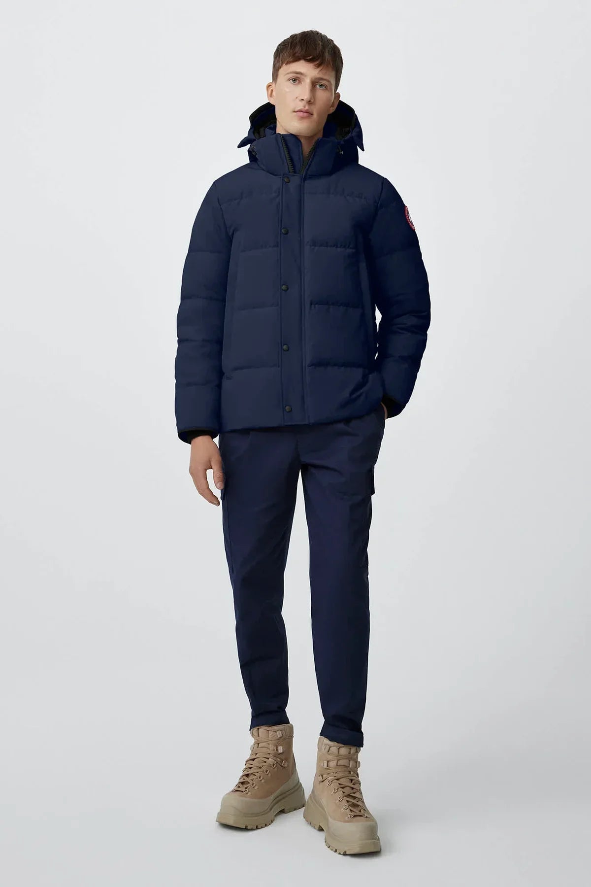 Parka Goose Wyndham Bleu Marine Classic Label