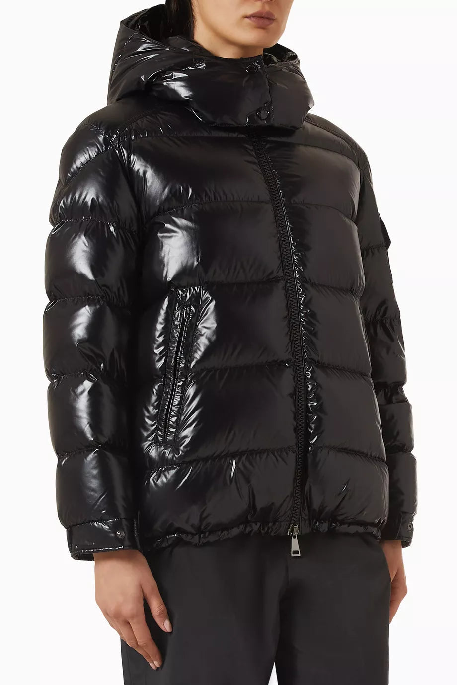 Maire Hooded Short Down Jacket