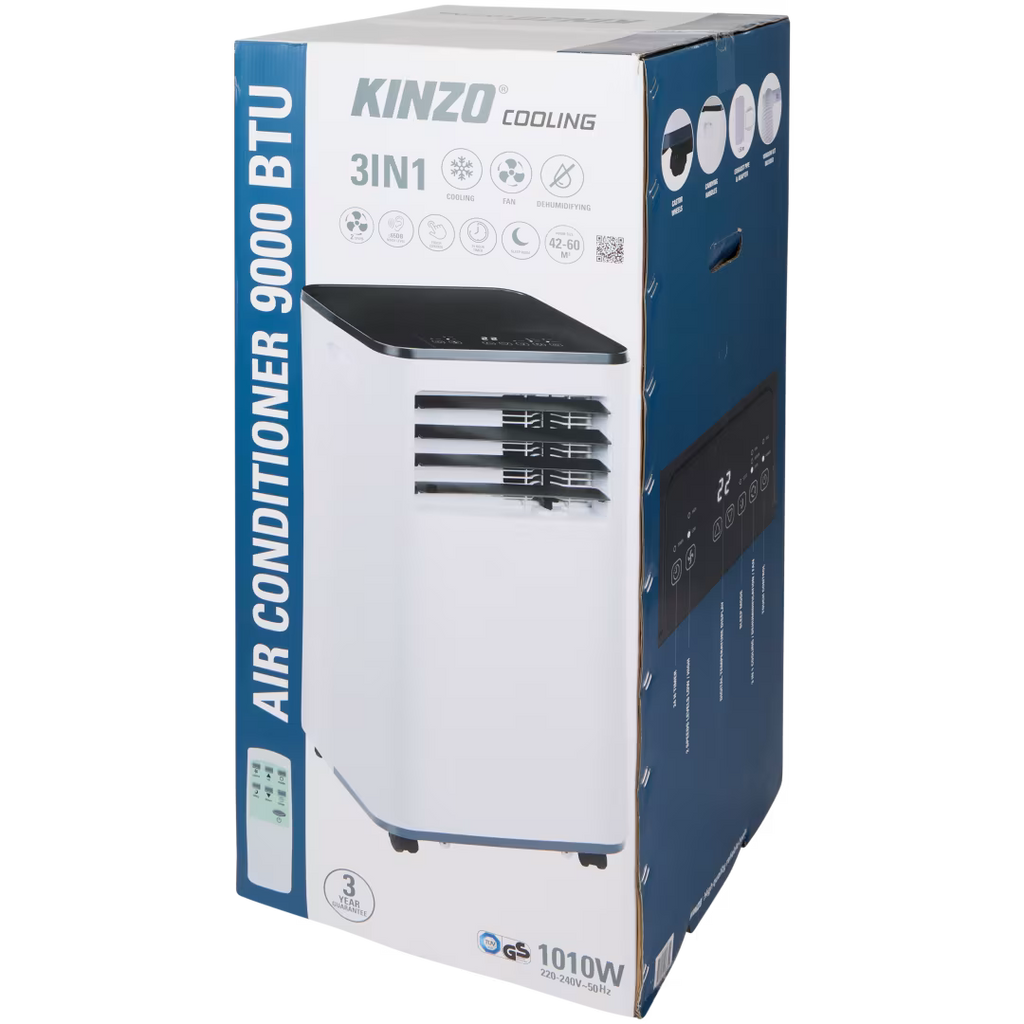 Climatiseur Kinzo + Kit fenêtre