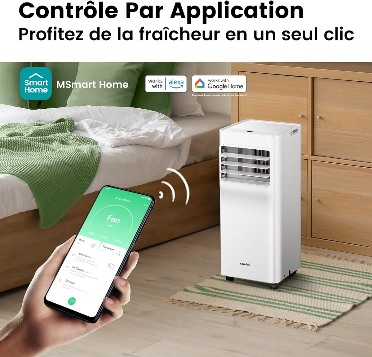 Climatiseur Mobile COMFEE' 9000 BTU Classe A