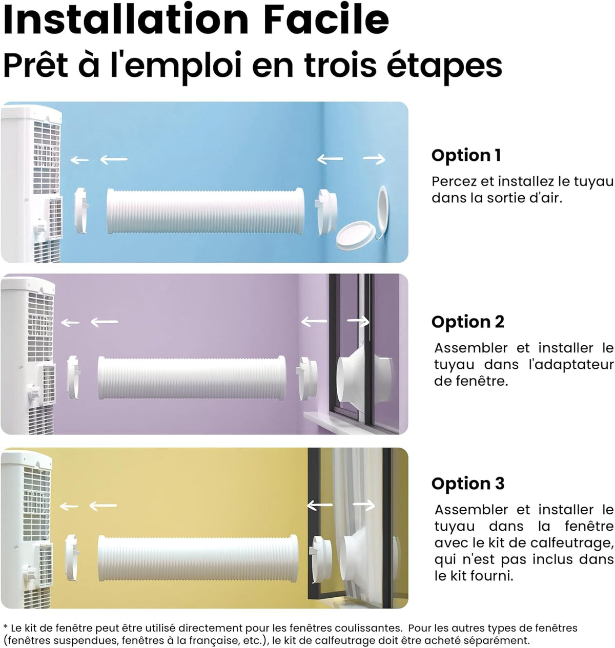 Climatiseur Mobile COMFEE' 9000 BTU Classe A
