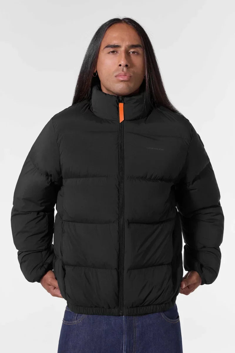 Doudoune Arthur col montant Black