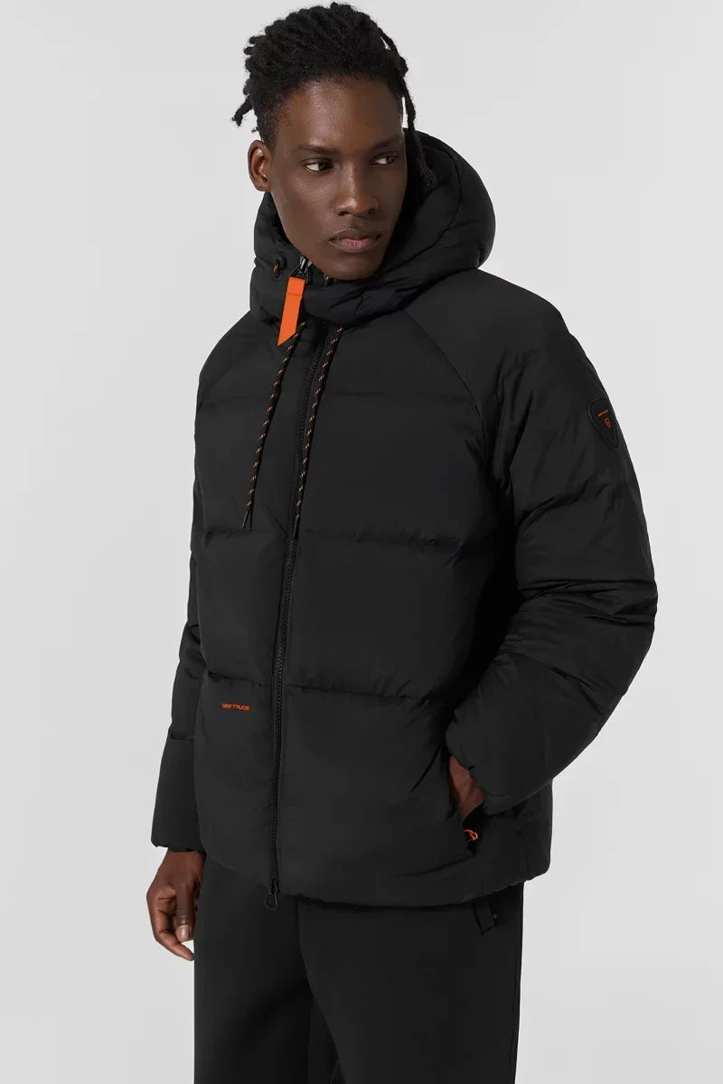 Doudoune Azael oversize capuche ajustable Black