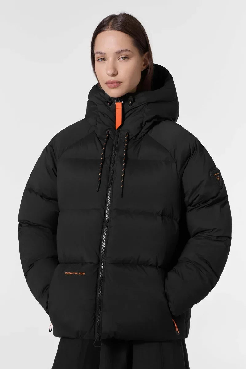 Doudoune Azael oversize capuche ajustable Black