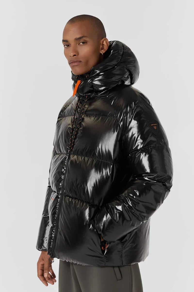 Doudoune Azaelfbr nylon brillant Black