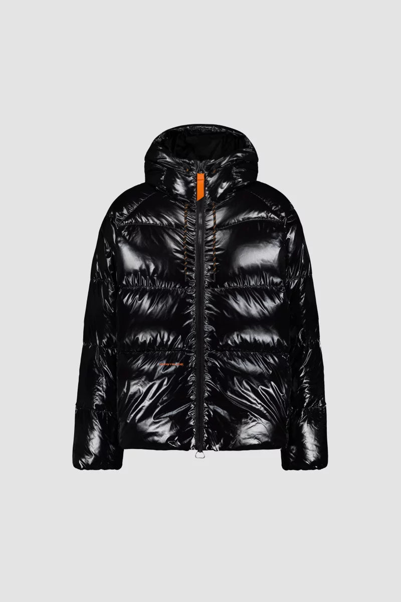 Doudoune Azaelfbr nylon brillant Black
