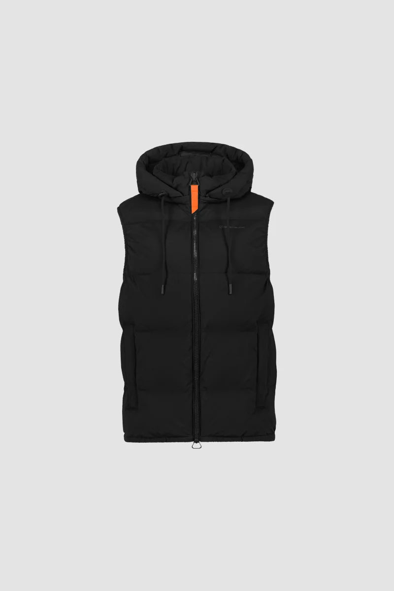 Doudoune Cesarneo sans manches coupe droite Black