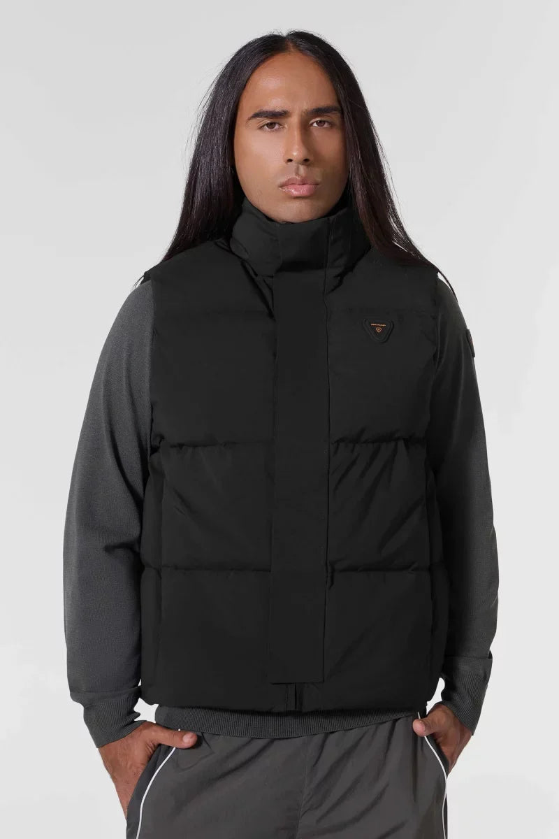 Doudoune Cesario sans manches nylon ripstop Black