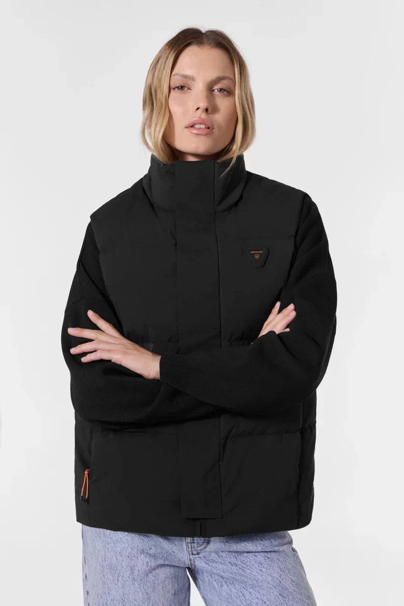 Doudoune Cesario sans manches nylon ripstop Black