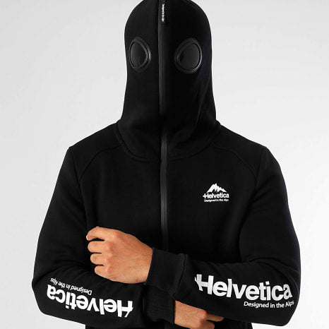 Sweat Zippé Capuche Avron Noir