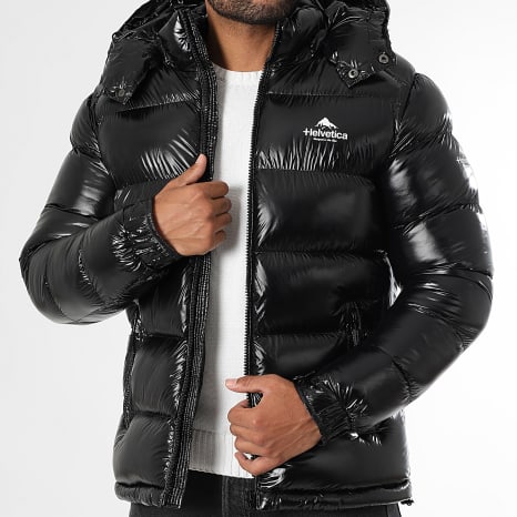 Doudoune Capuche Zippée Space Noir