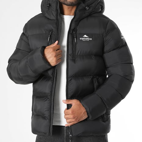 Doudoune Capuche Zippée Vortex Noir