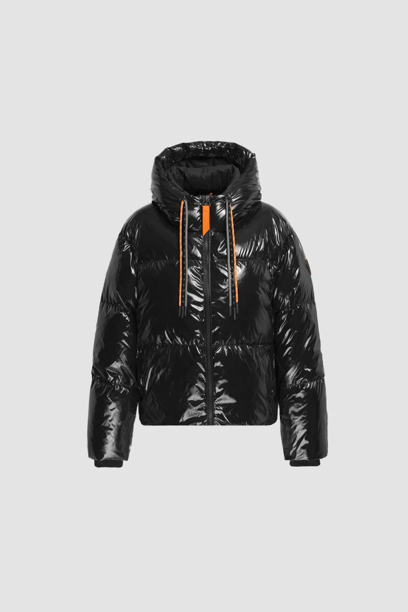 Doudoune Lindsaybr coupe courte trapèze Black