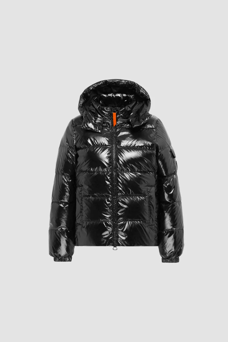 Doudoune Ondinebright matière glossy Black