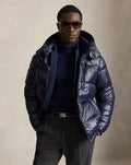 The Gorham Glossed Down Jacket - Navy